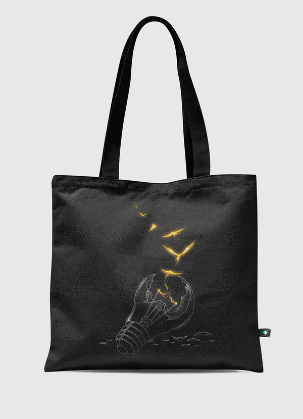 Freedom Light Bird Tote Bag