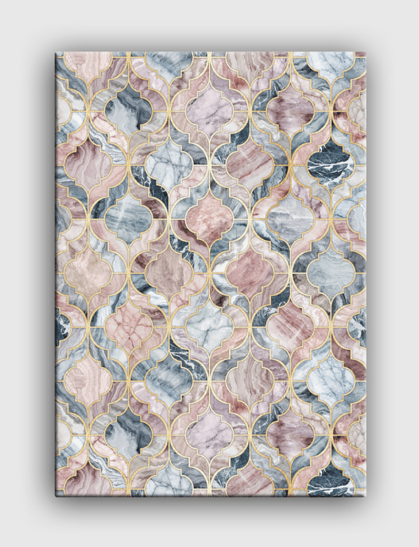 Marble Moroccan Tiles Canvas