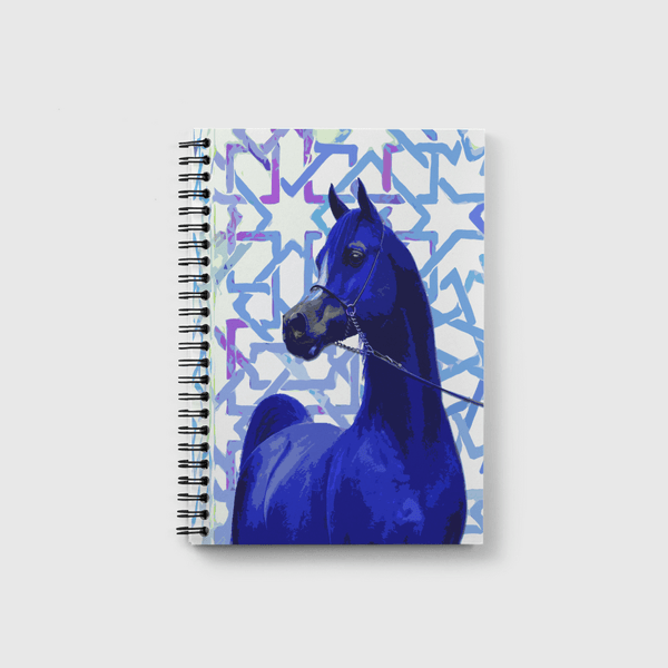 blue horse Notebook