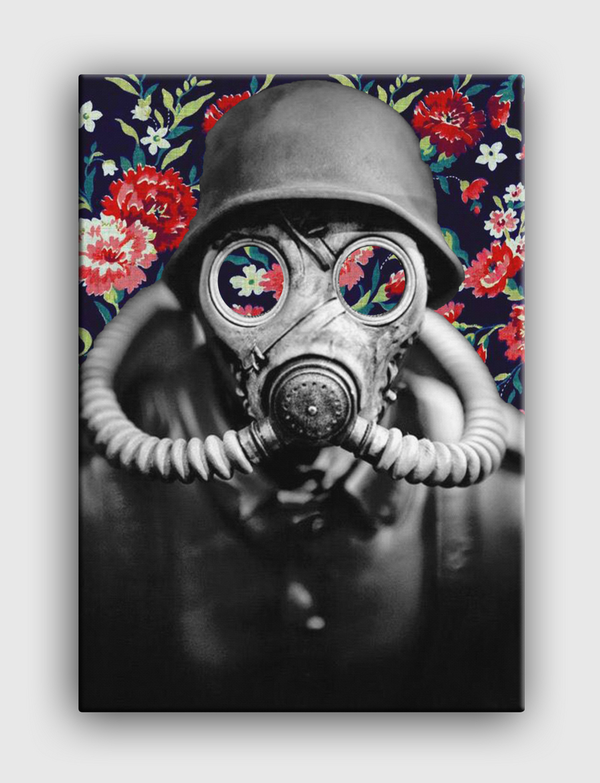 Grow flowers not weapons.  Canvas