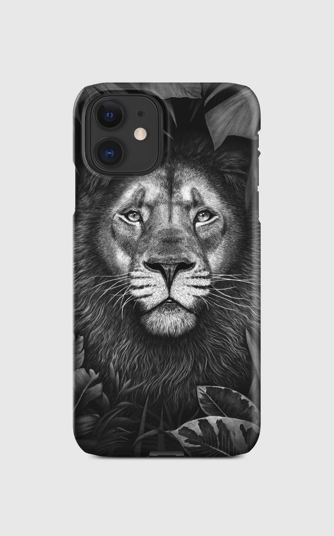 Lion in tropical leaves - Regular Case