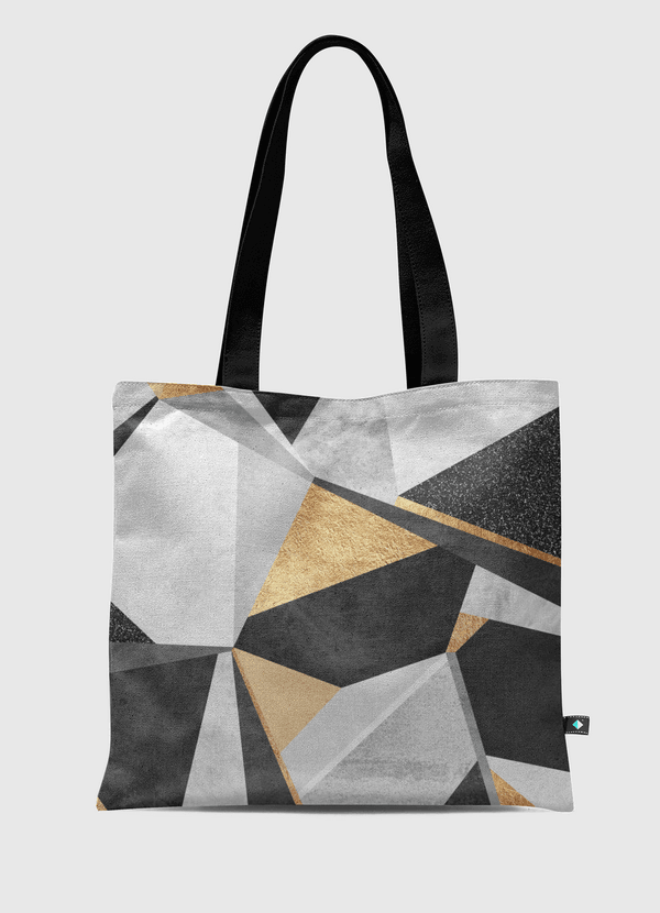 Geometry Gold Tote Bag