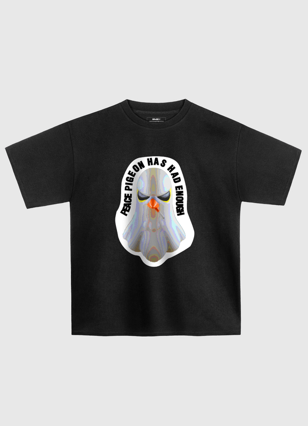 PEACE PIGEON ART TOY Oversized T-Shirt