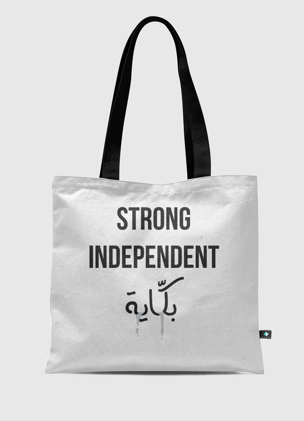 بكّاية black print Tote Bag