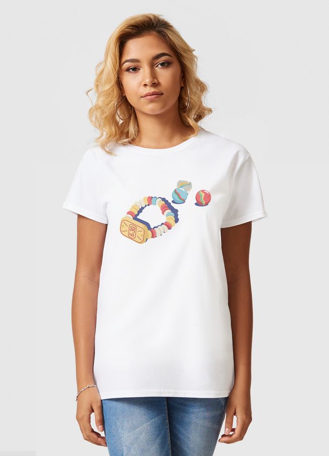 Candy watch حلوى الساعة - Women Basic T-Shirt