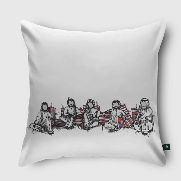 Gathering  Throw Pillow