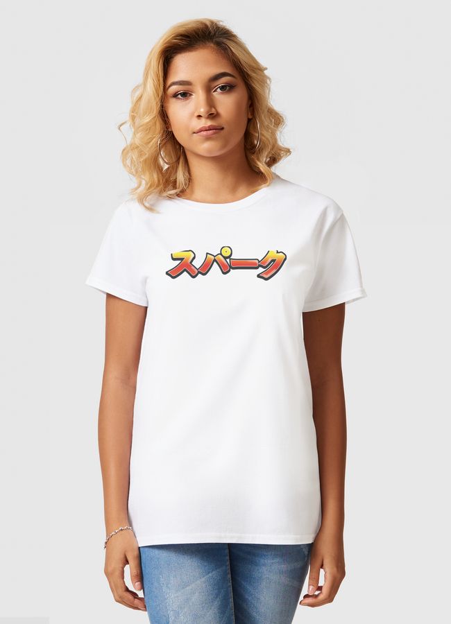 Spark in Japanese - Women Basic T-Shirt