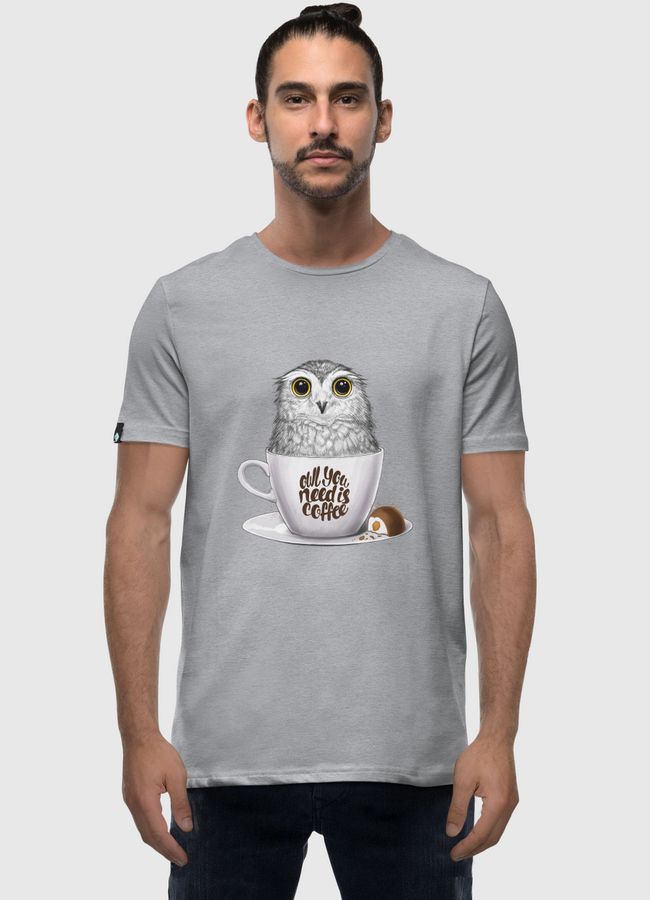Owl you need is coffee - Men Premium T-Shirt