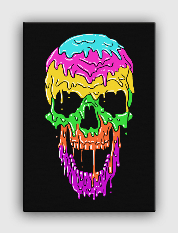 Summer Skull Canvas