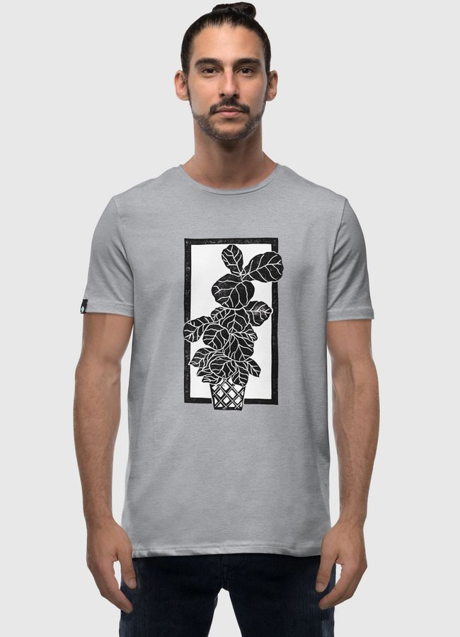 Fiddle Leaf Fig Blockprint - Men Premium T-Shirt