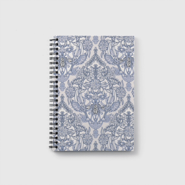 Lilac + Grey Botanical Notebook