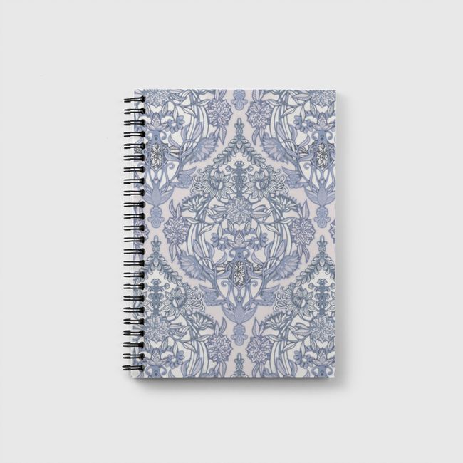 Lilac + Grey Botanical - Notebook