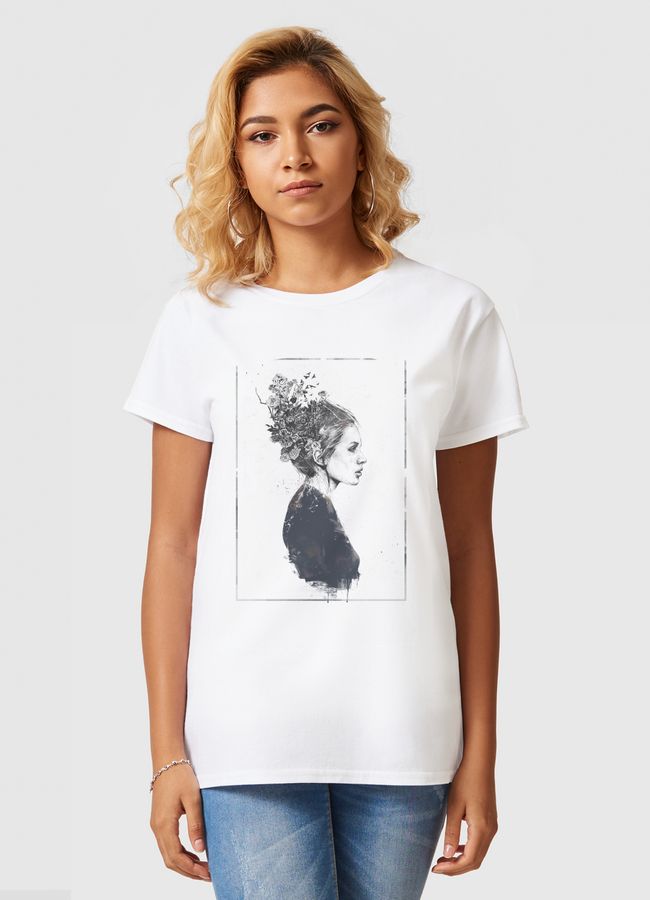 Blooming girl - Women Basic T-Shirt