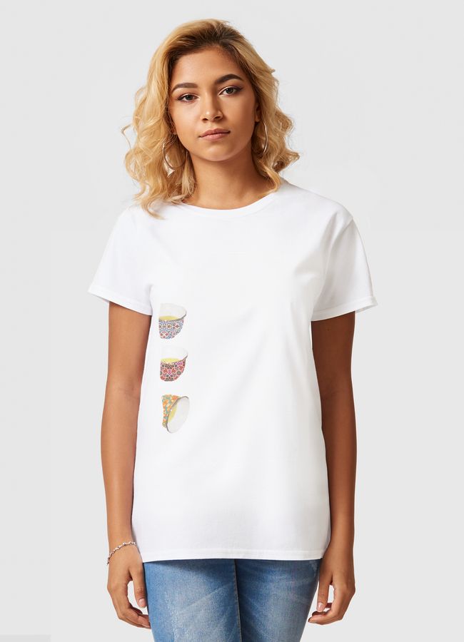 قهوة - Women Basic T-Shirt