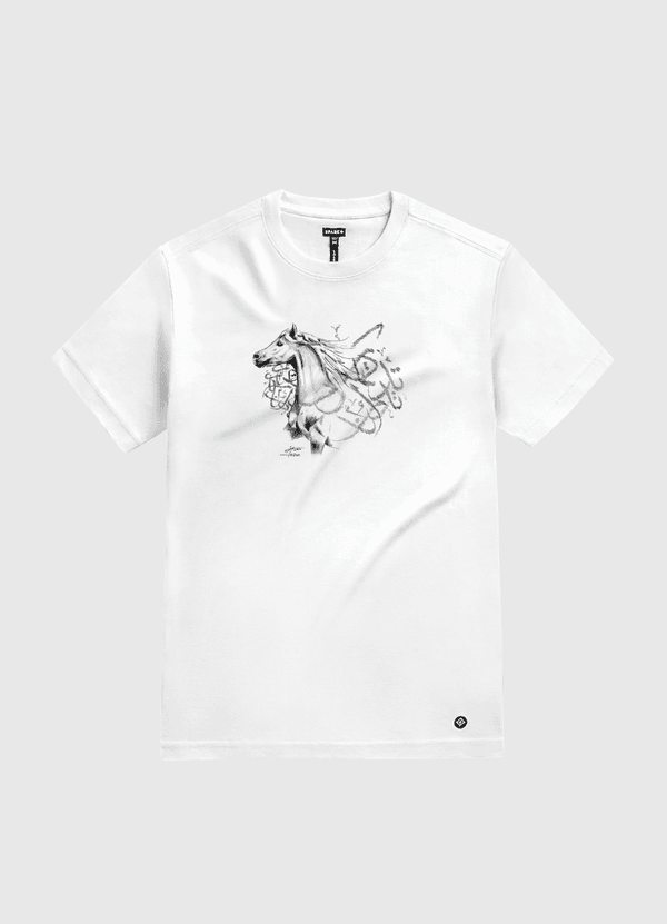 Horse II White Gold T-Shirt