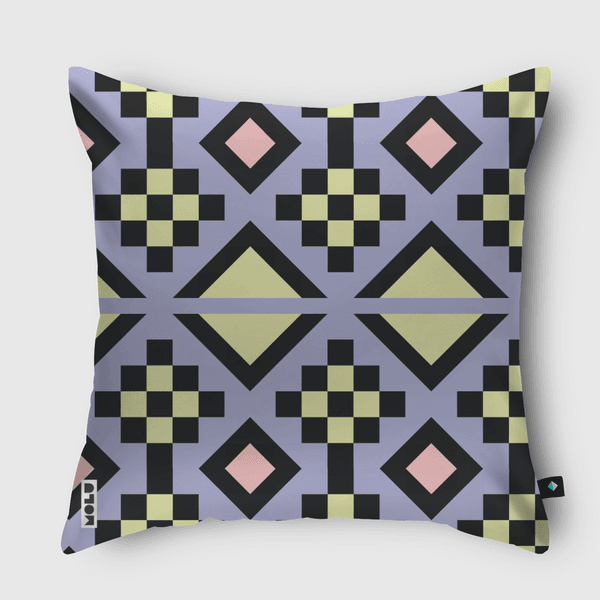 Pixelated Fantasy Throw Pillow