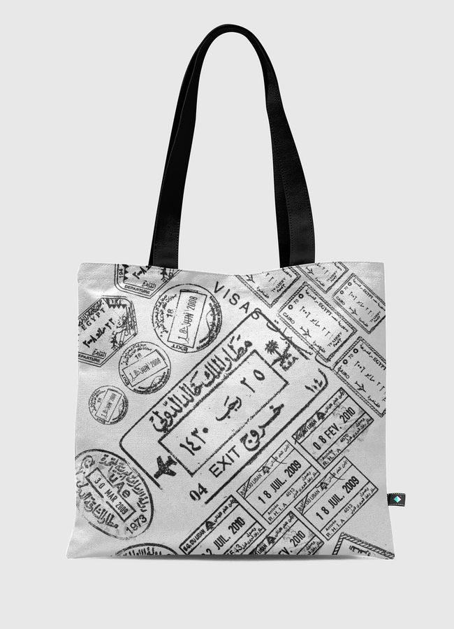 Visa Stamps - Tote Bag