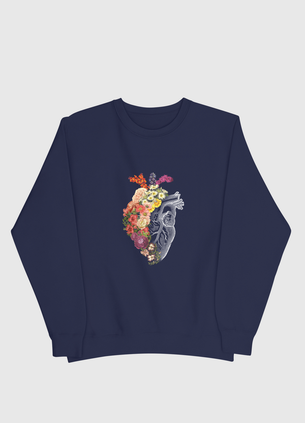 Flower Heart Spring Men Sweatshirt