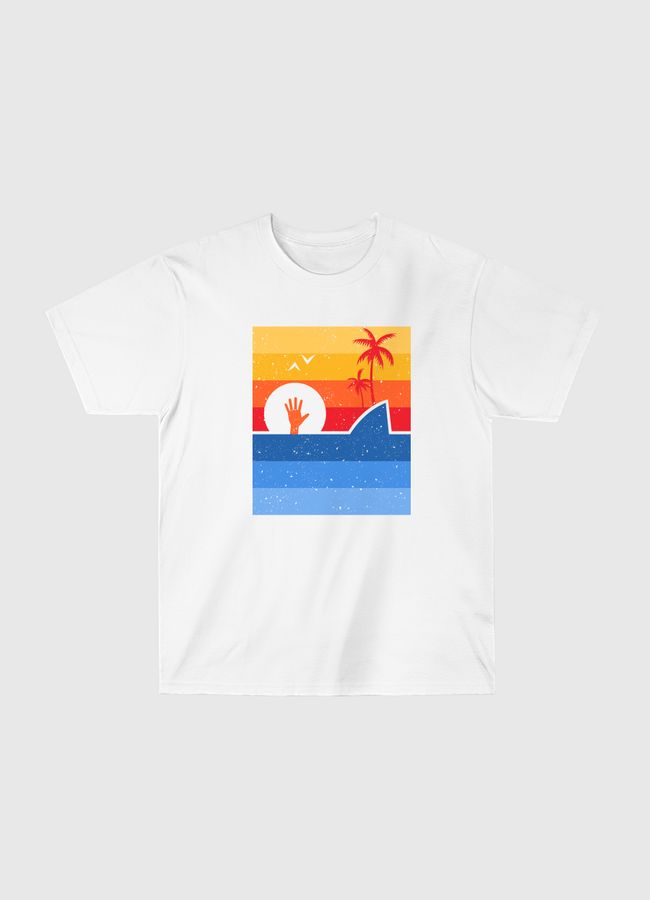 Retro attack shark - Classic T-Shirt