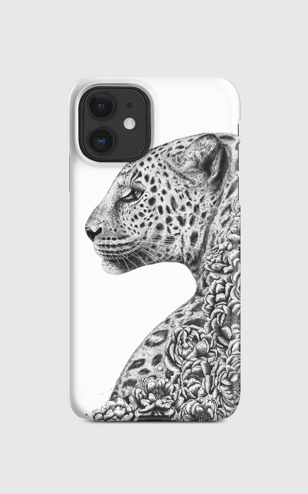 Leopard with flowers Regular Case