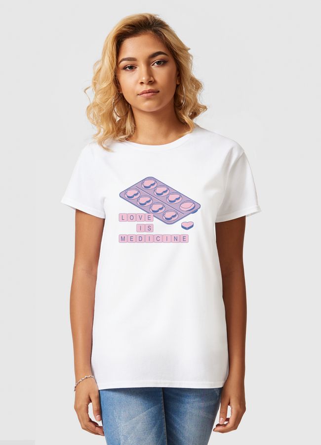 Humanise : Love Medicine - Women Basic T-Shirt