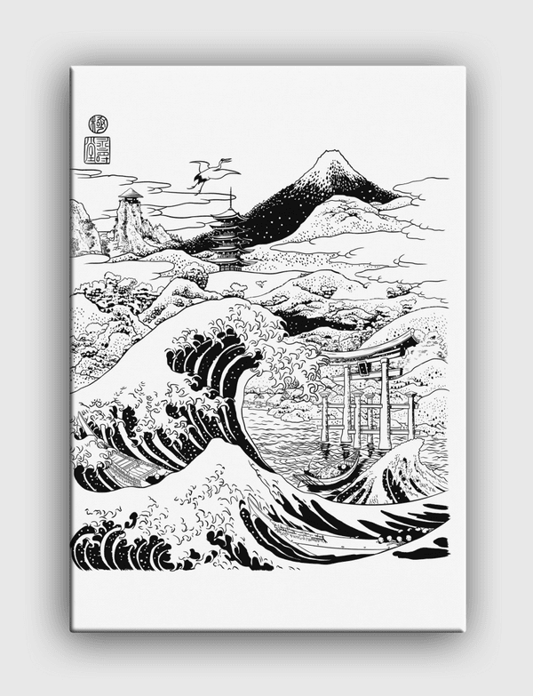 The wave Mount Fujiyama Canvas