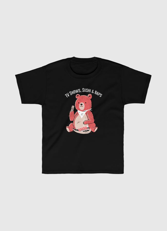 TV Shows, Sushi & Naps - Kids Classic T-Shirt