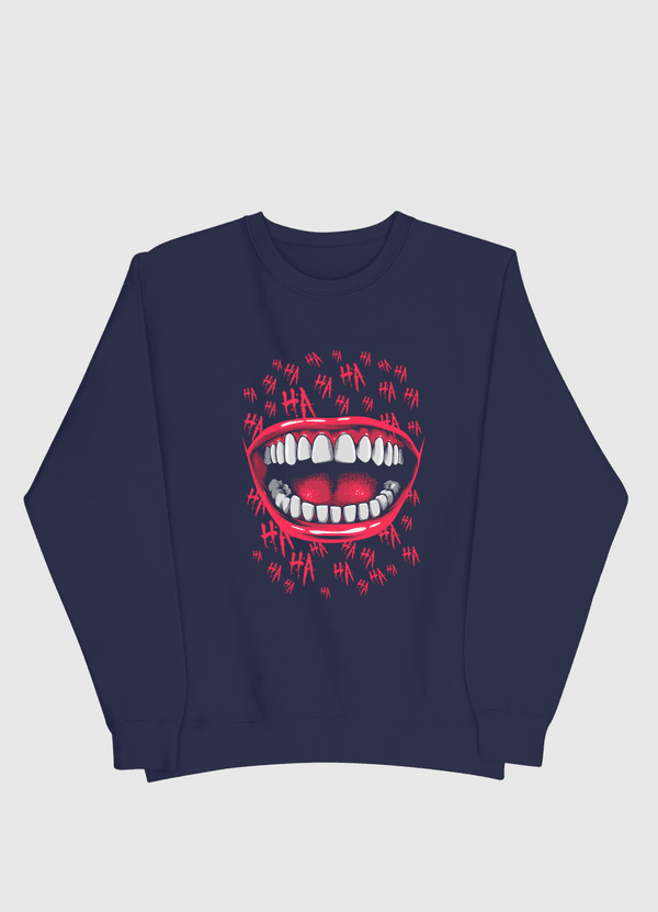 Crazy laugh Men Sweatshirt