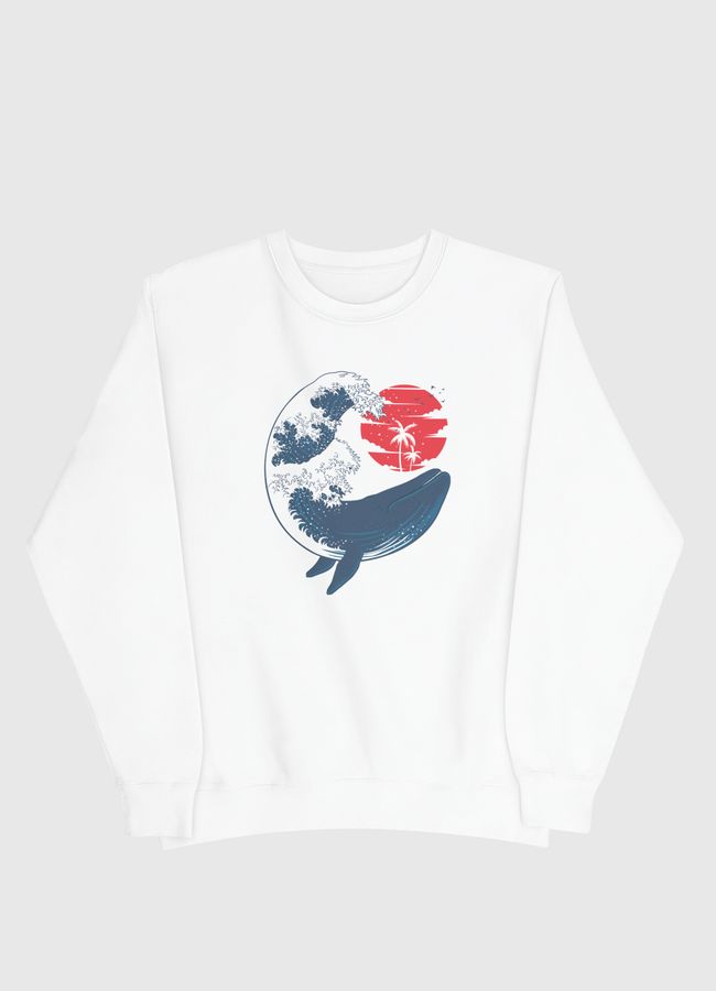 The Whale wave - Men Sweatshirt