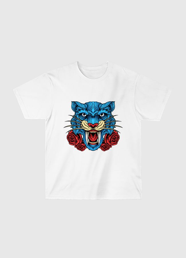 Wild Floral Tiger - Classic T-Shirt