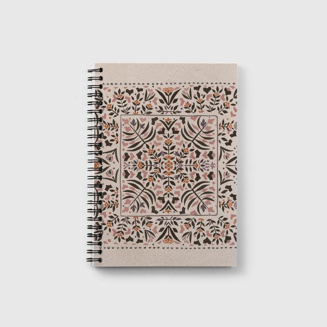 زخرفة زهور - Notebook