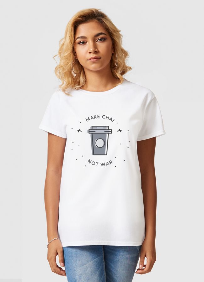 Chai Over War - Women Basic T-Shirt