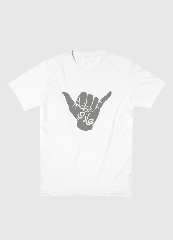 Sarcastic Hand Gesture Men Basic T-Shirt