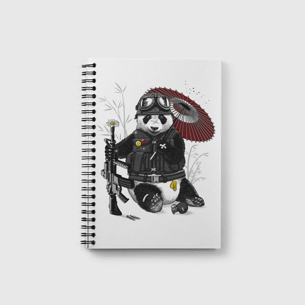 Biker panda Notebook