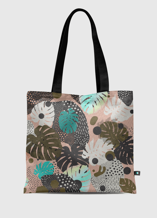 Iridescent monstera Tote Bag