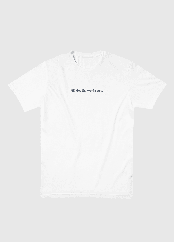 Til death we do art Men Basic T-Shirt