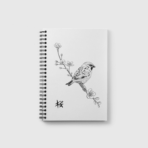 Sparrow Kanji Notebook