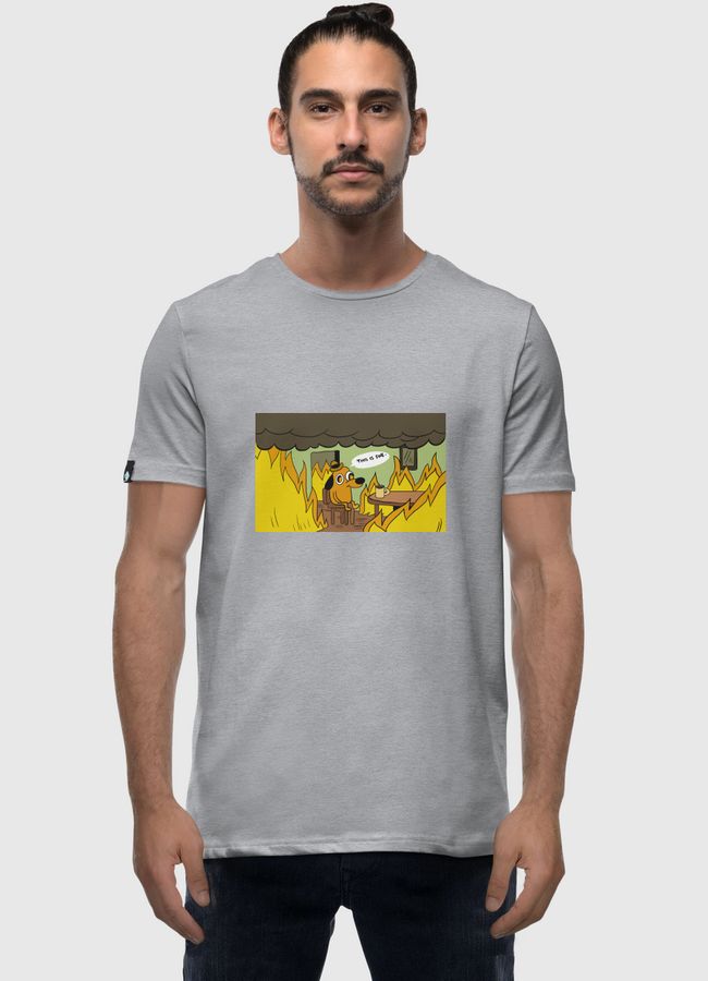 This is fine  - Men Premium T-Shirt