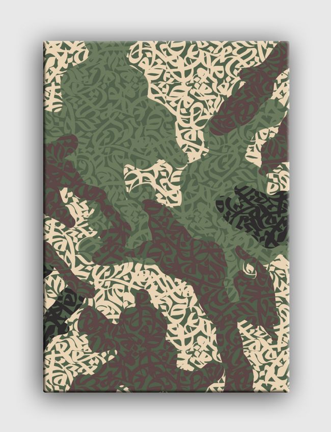Camo Calligraphy - Canvas