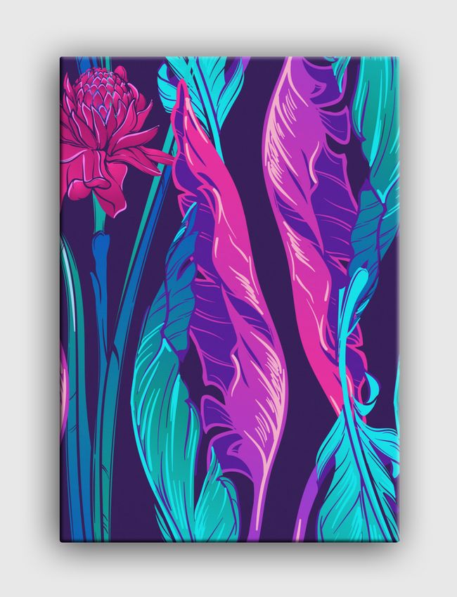 Floral Feathers Designs - Canvas