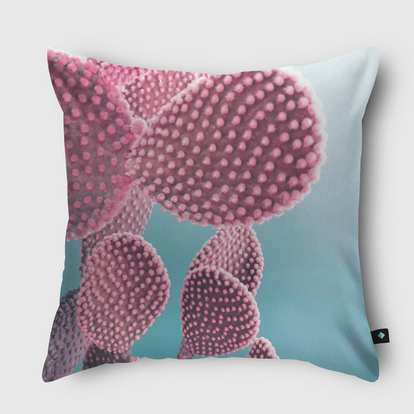 Candy cactus Throw Pillow
