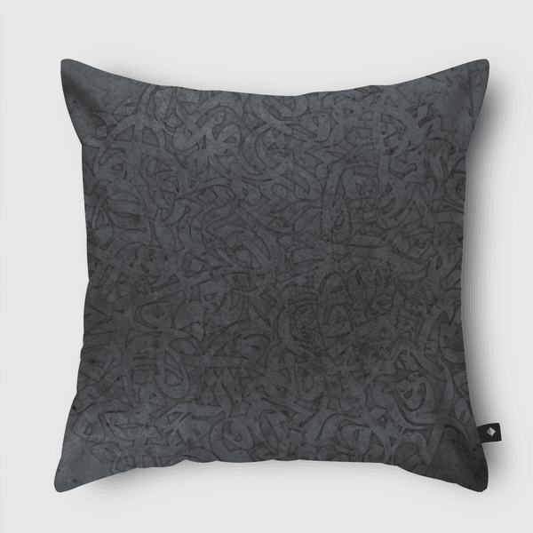 Fiction Calligraphy Throw Pillow