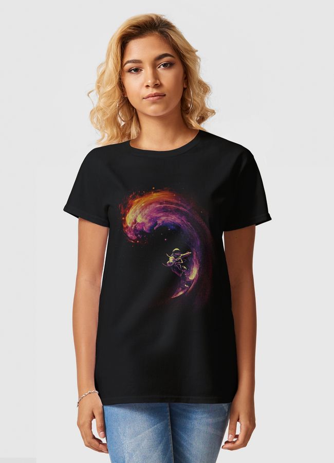 Space Surfing - Women Basic T-Shirt