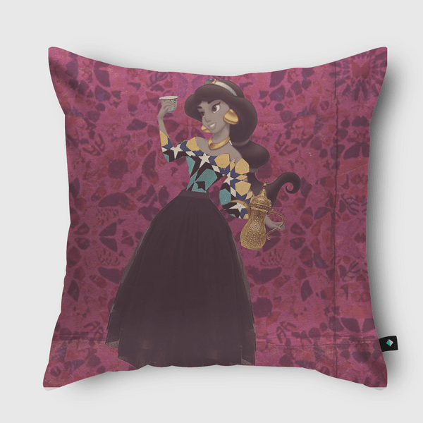 Arabic Jasmin Throw Pillow