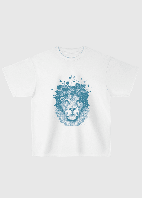 Floral lion Oversized T-Shirt