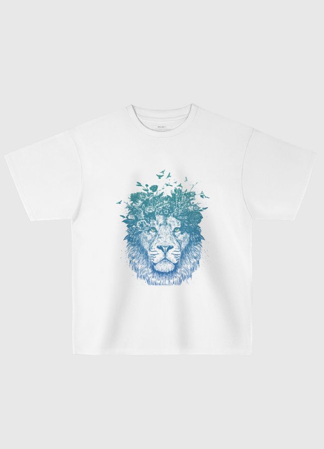 Floral lion - Oversized T-Shirt