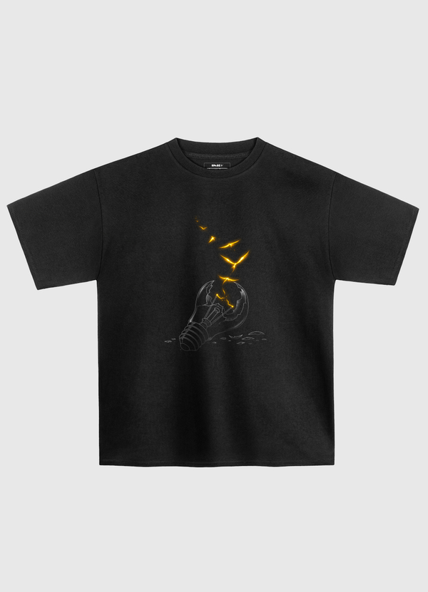 Freedom Light Bird Oversized T-Shirt