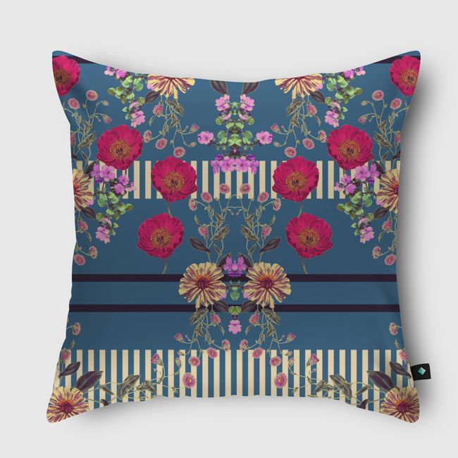 Flower Power 01 - Throw Pillow