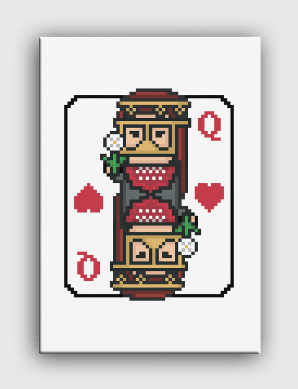 Queen of hearts Canvas