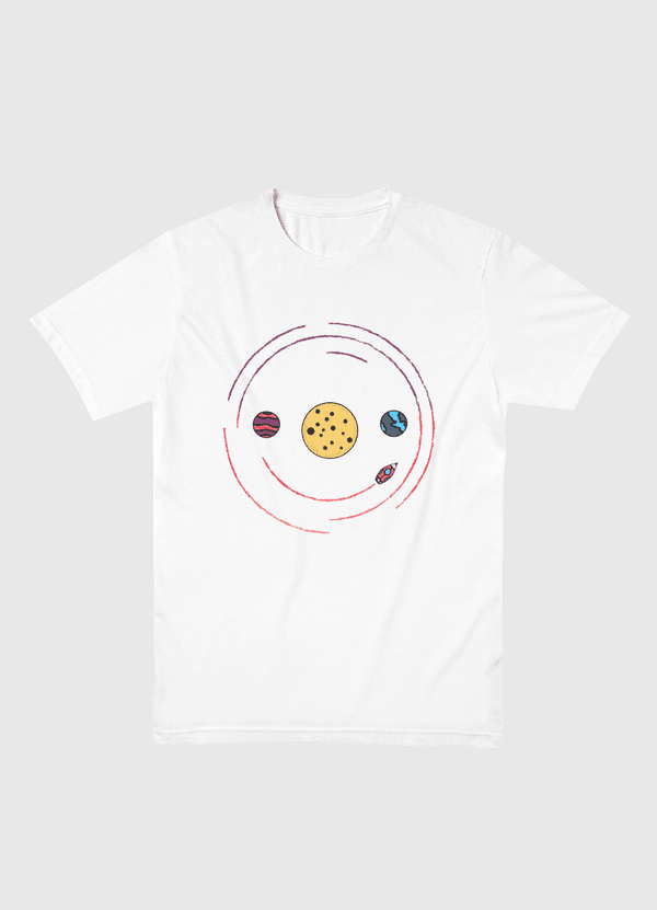 Smile, you are in space Men Basic T-Shirt